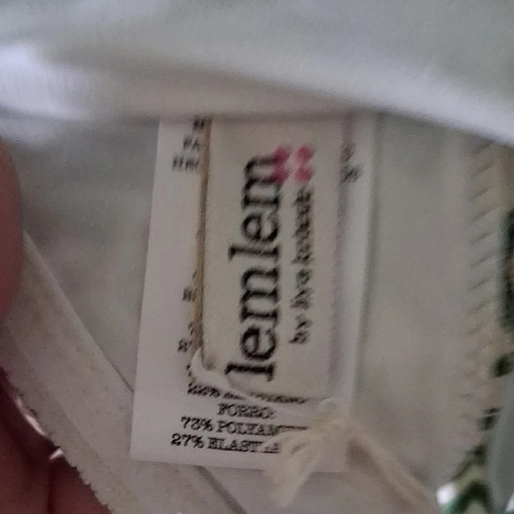 Lemlem Green Patterned One-Shoulder Swimsuit - Picture 5 of 5